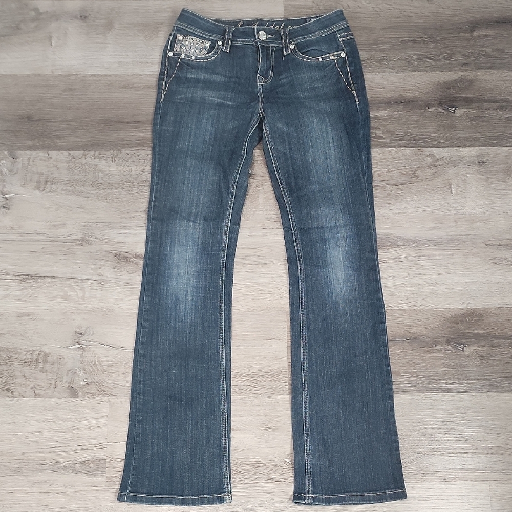 L.A. Idol Women's Dark Blue Boot Cut Jeans